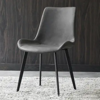 Ergonomski crnci blagovaona stolice, moderni restoran za odmor, dizajn kola Nordic Sillas, Namještaj za dom