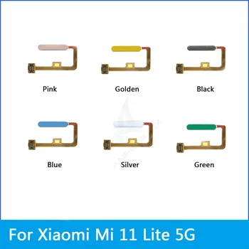 Za Xiaomi Mi 11 Lite skener otiska prsta fleksibilan kabel za Mi11 Lite Touch 5G ID senzor Home gumb ključ rezervni dijelovi za popravak smartphone