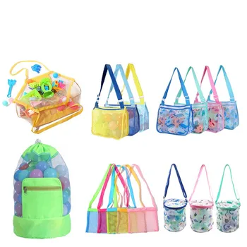 Nadvoji plaža torba za dječje igračke, organizator, nadvoji zatvarač, podesiva naramenica, torba za prtljagu, dječje torba za prikupljanje školjke, okruglo kantu