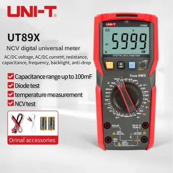 UNIT UT89X UT89XD Profesionalni Digitalni Multimetar (dmm) True RMS NCV 20A Struje AC DC Voltmetar Kapacitet Tester Otpora