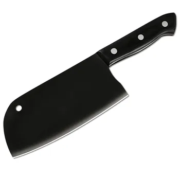Qing crna nož, kuhinjski pribor za jelo, 1 kom., мясницкий тесак sa širokom oštricom od nehrđajućeg čelika, nož za povrće, alat za sječenje mesa