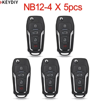 5 kom. X Univerzalni višenamjenski daljinski ključ NB12-4 za bežični daljinski ključ KD900/KD-X2/KD-MAX