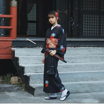 Tradicionalni Japanski Kimono Odijelo Kimono Cosplay Japanska Kimona Юката Ženska Odjeća Donje Kimono Obi Cosplay 2023 FF3644