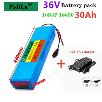 10S3P 36V 30000mAh 18650 li-ion batterie serie lithium-ionen batterie pack für100W-500WElektrische valjak M365parallel verwenden