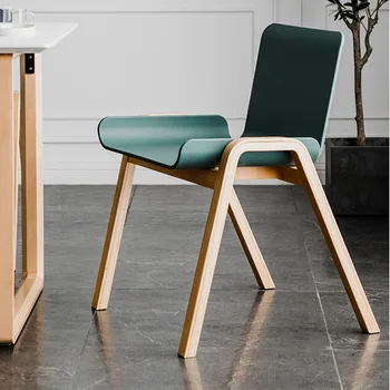 Ulične dizajnerske blagovaona stolice Accent Office, Drvene stolice trpezarijski u skandinavskom stilu, putujuća kuhinjski Namještaj Sedie Sala Da Pranzo za dom
