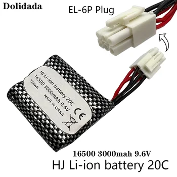 Batterie au Lithium S911 S912, 16500 V, 9.6 mAh, pour voiture RC, grande vitesse, 3000, 9115, 9116
